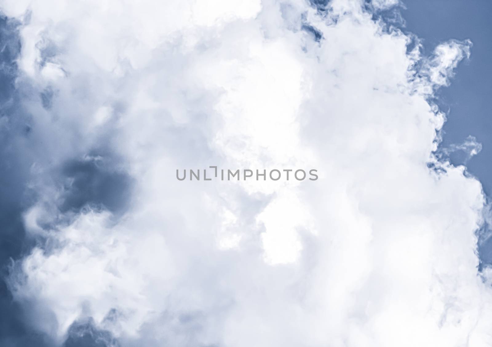 Fantasy and dreamy pastel blue sky, spiritual and nature backgrounds