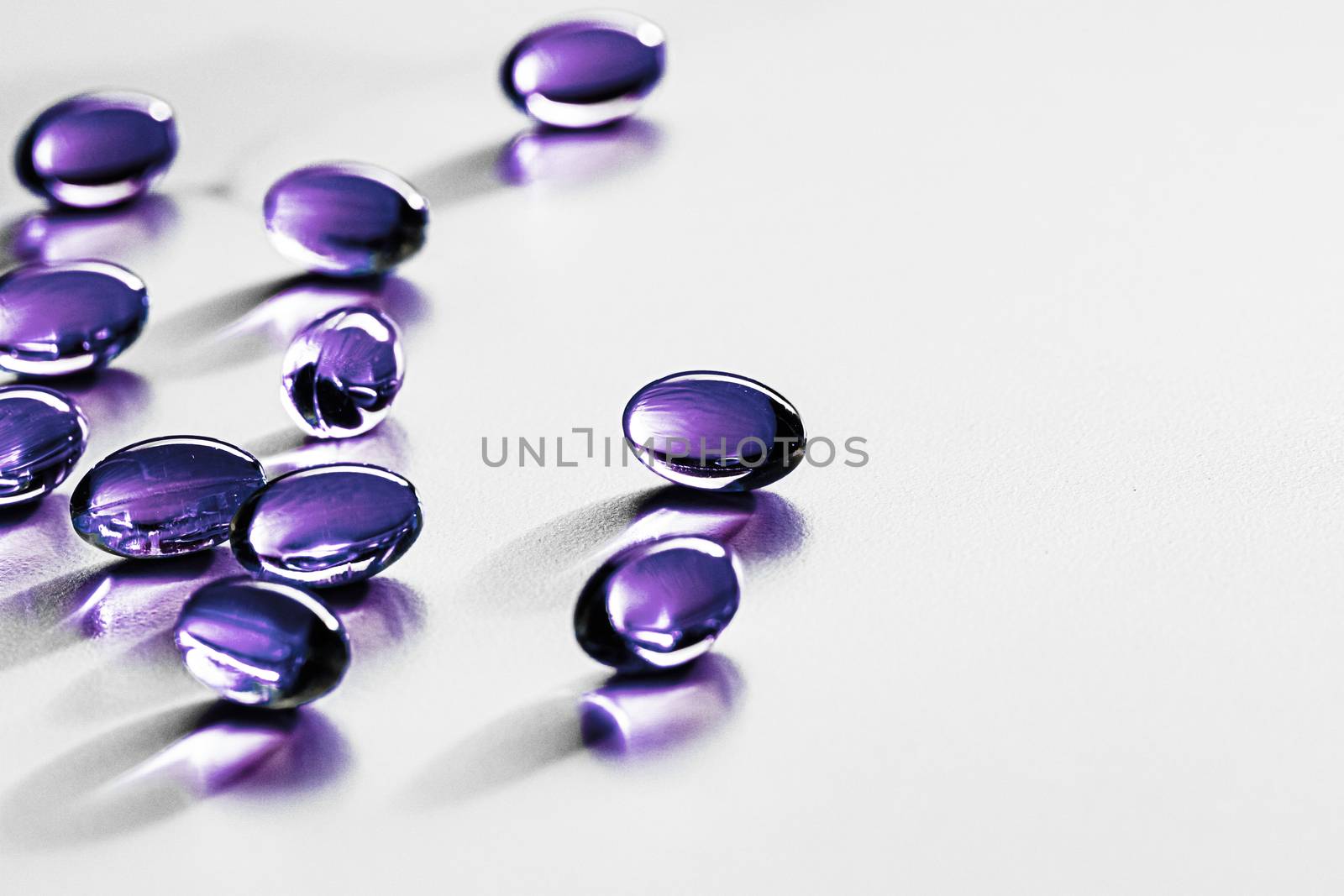 Purple capsules for healthy diet nutrition, pharma brand store, probiotic drug pills as healthcare or supplement products for pharmaceutical industry ads