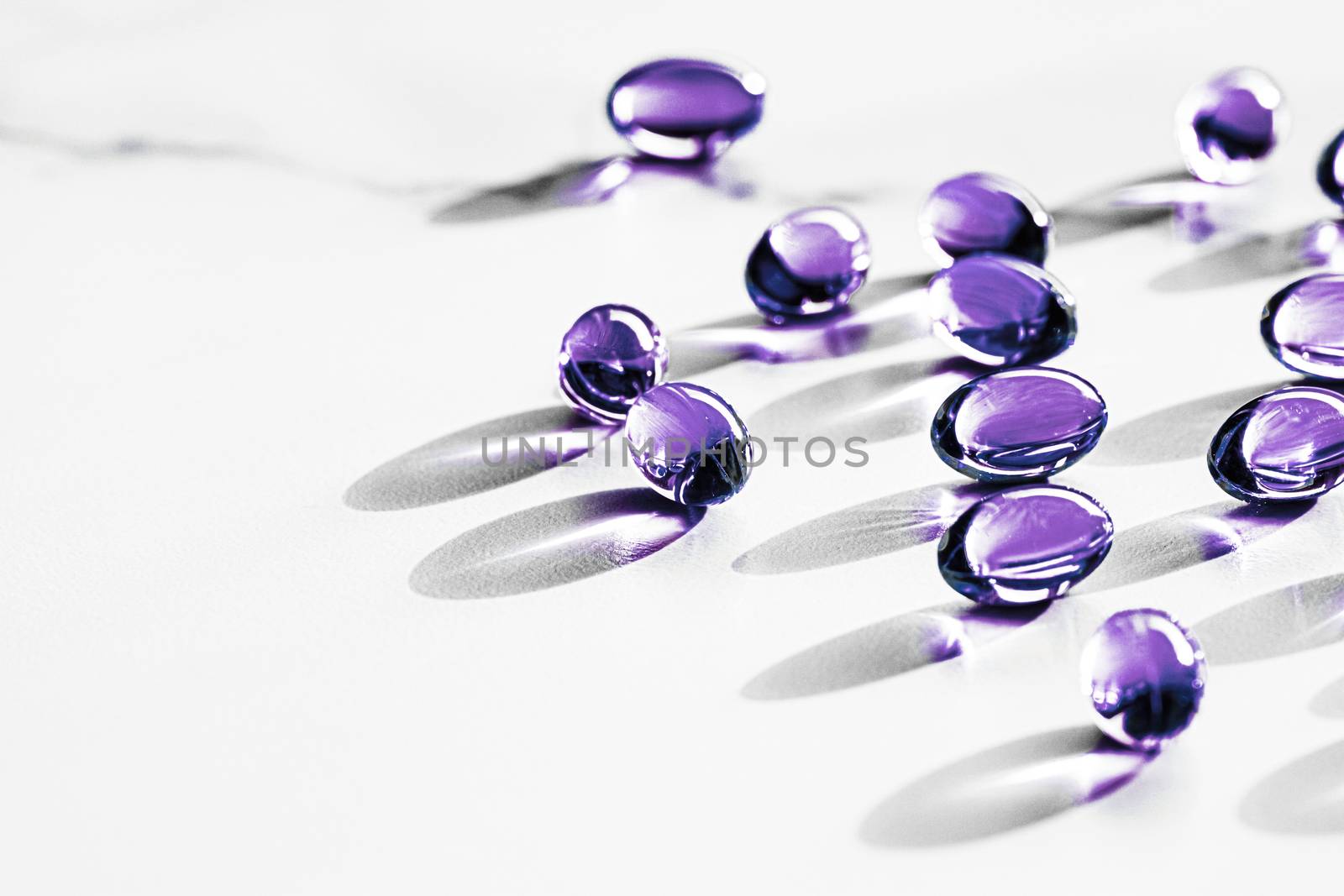 Purple capsules for healthy diet nutrition, pharma brand store,  by Anneleven