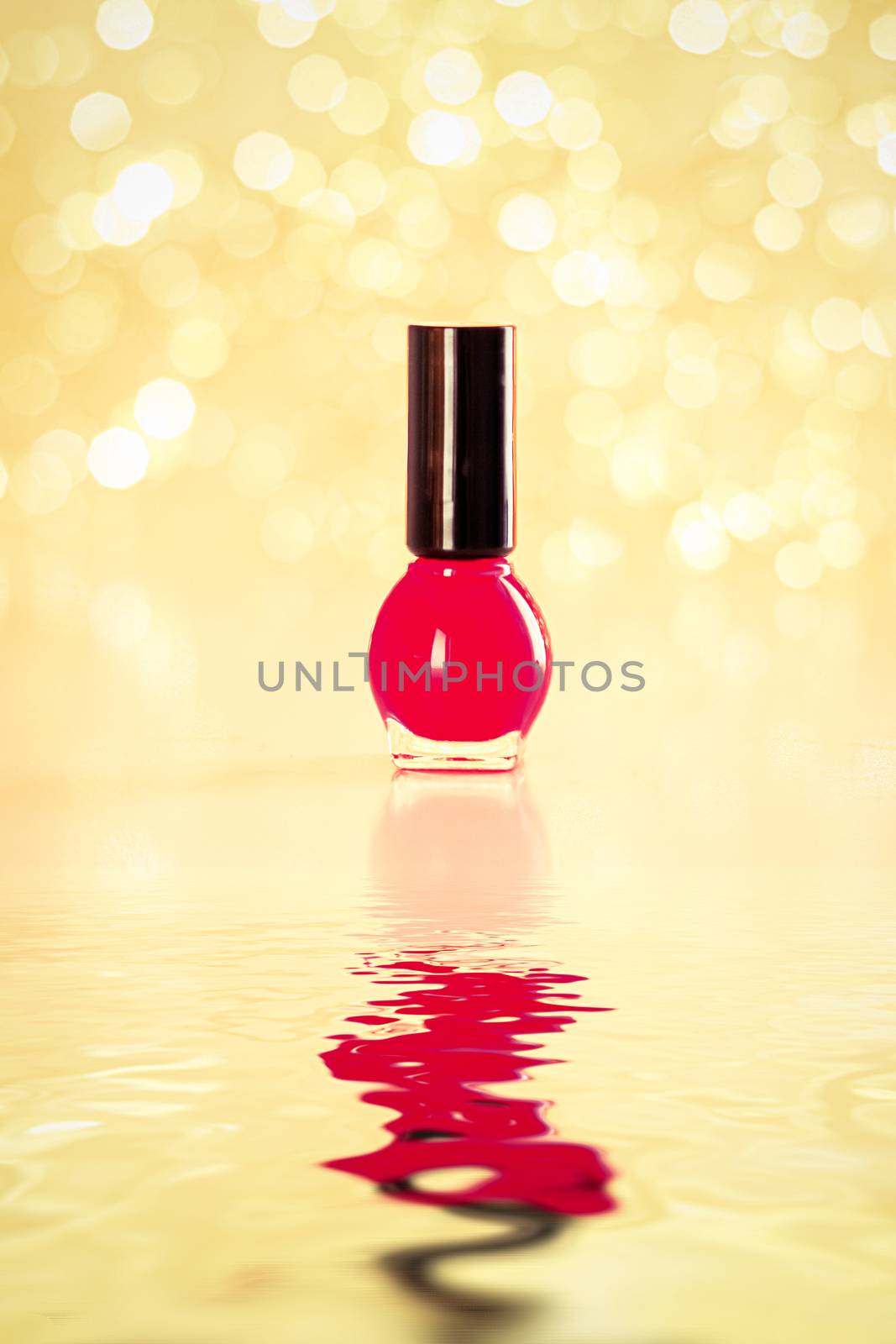 Nail polish bottles for manicure and pedicure, beauty and cosmetic products