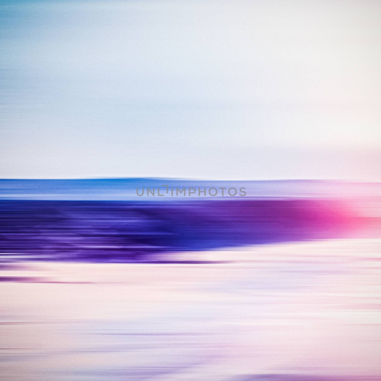 Abstract sea background, long exposure view of dreamy ocean coas by Anneleven