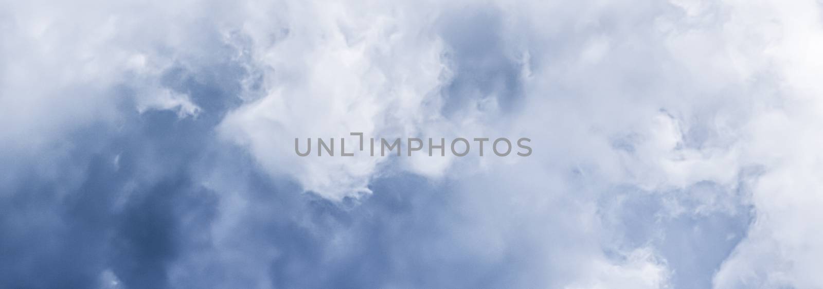 Fantasy and dreamy pastel blue sky, spiritual and nature backgrounds