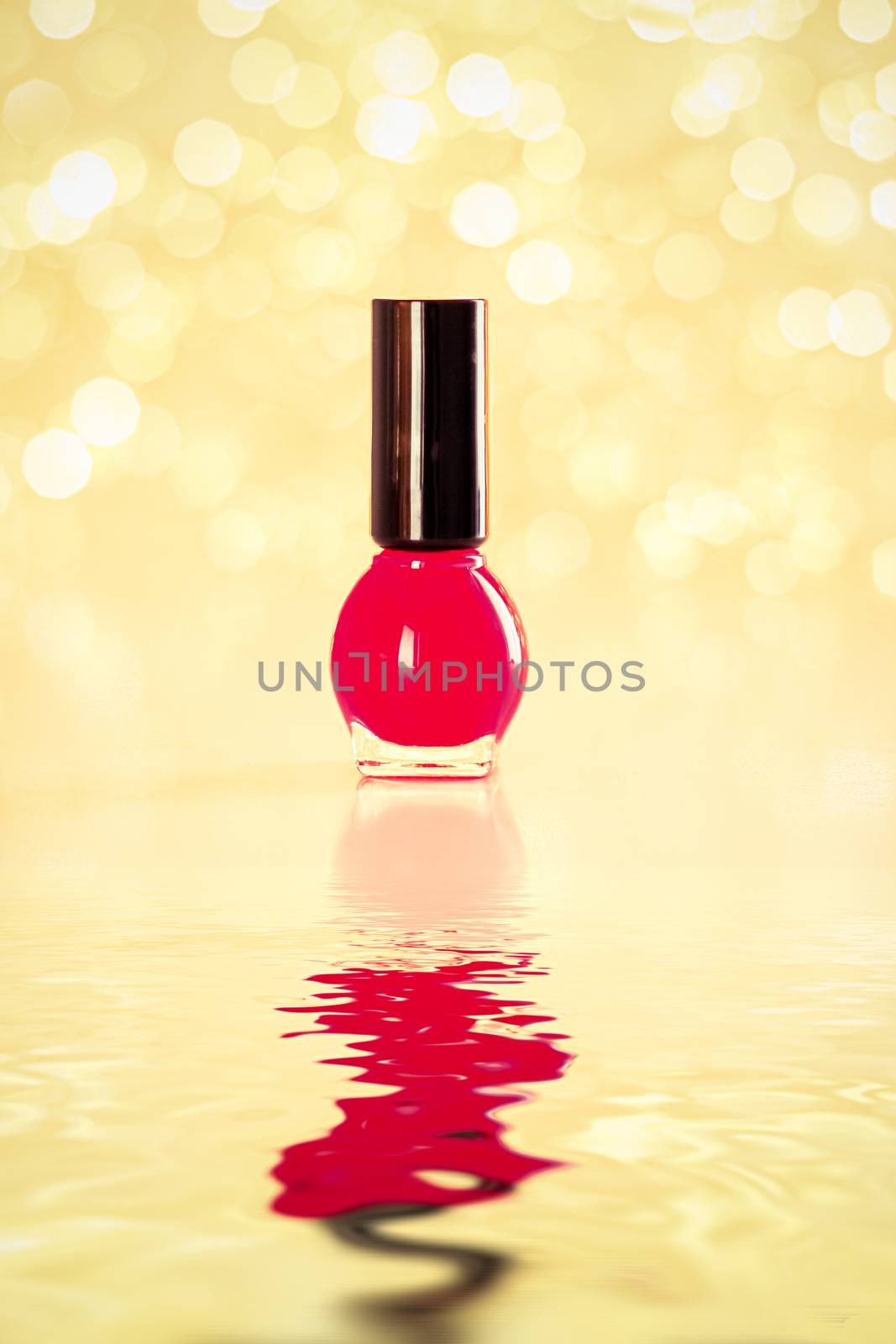 Nail polish bottles for manicure and pedicure, beauty and cosmetic products