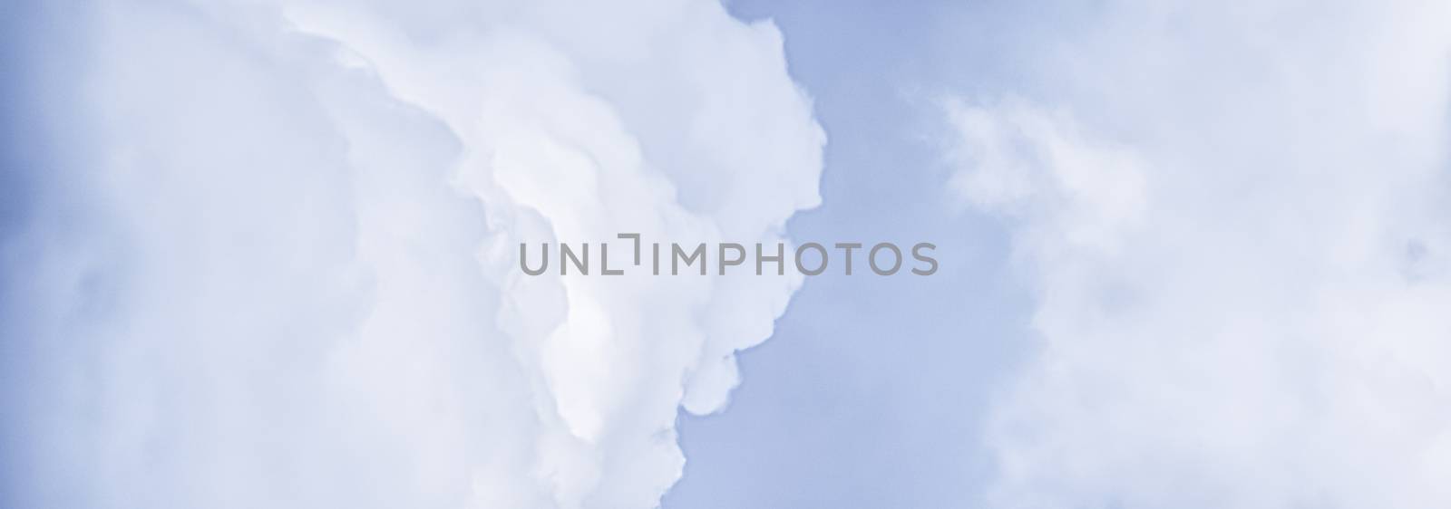 Fantasy and dreamy pastel blue sky, spiritual and nature backgrounds