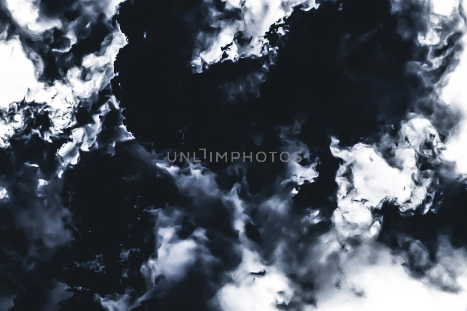 Minimalistic black cloudy background as abstract backdrop, minimal design and artistic splashes