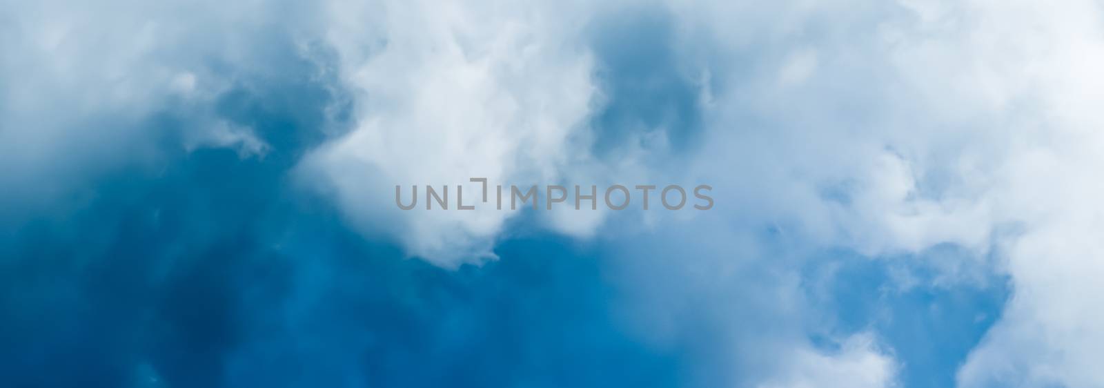 Dreamy blue sky and clouds, spiritual and nature backgrounds