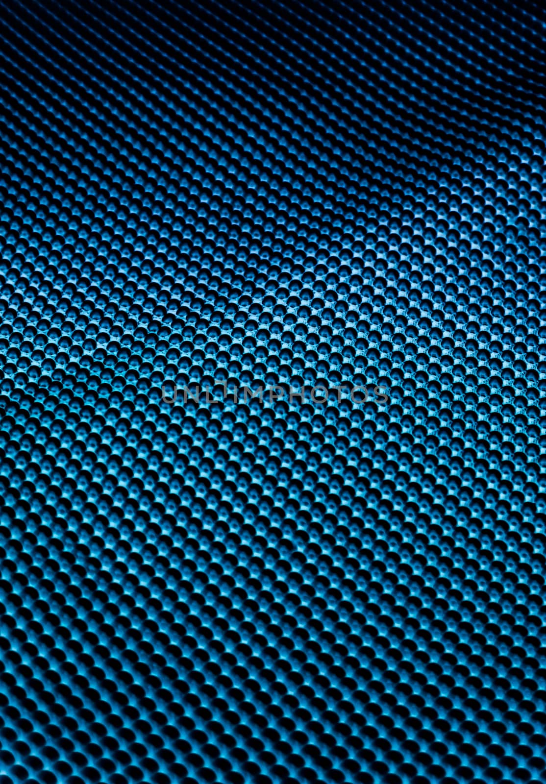 Blue metallic abstract background, futuristic surface and high tech materials