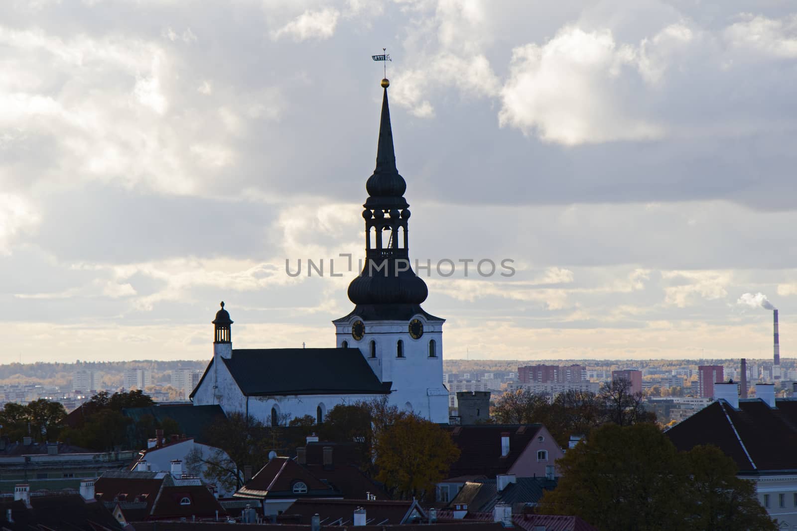 City view and city scape of Building roofs, architecture and history landmarks, must visit place. by Taidundua