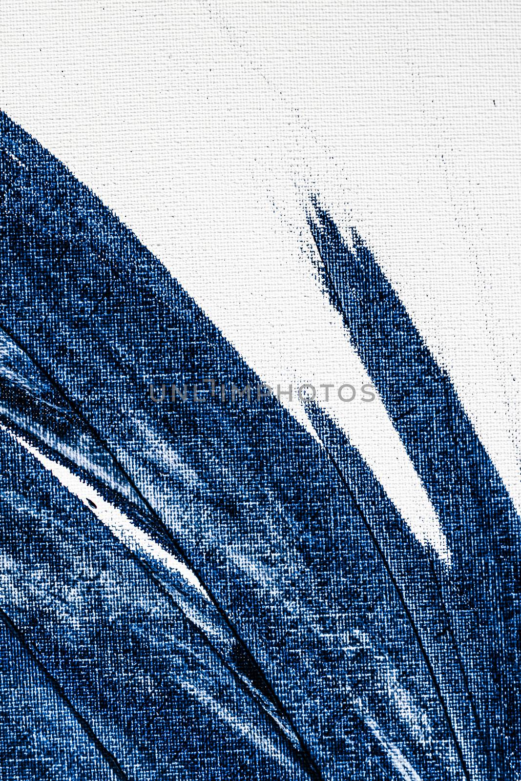 Blue abstract background, painting and art by Anneleven