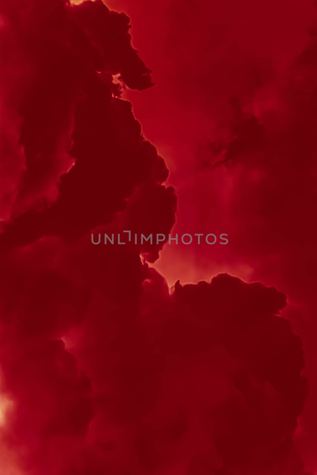 Hot fire flames or red clouds as minimalistic background design by Anneleven