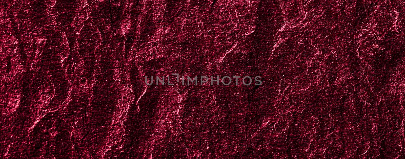 Red stone texture as abstract background, design material and te by Anneleven