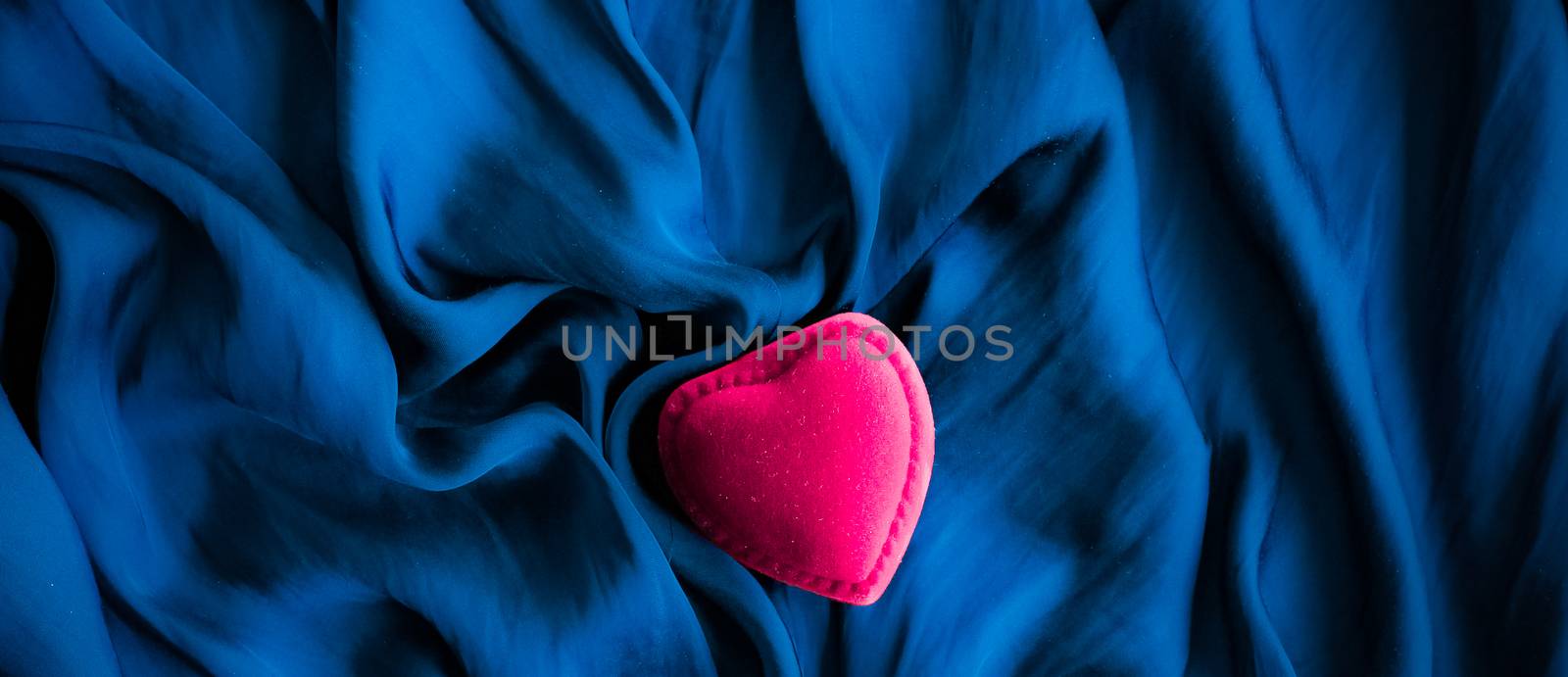 Valentines Day abstract background, heart shaped jewellery gift  by Anneleven