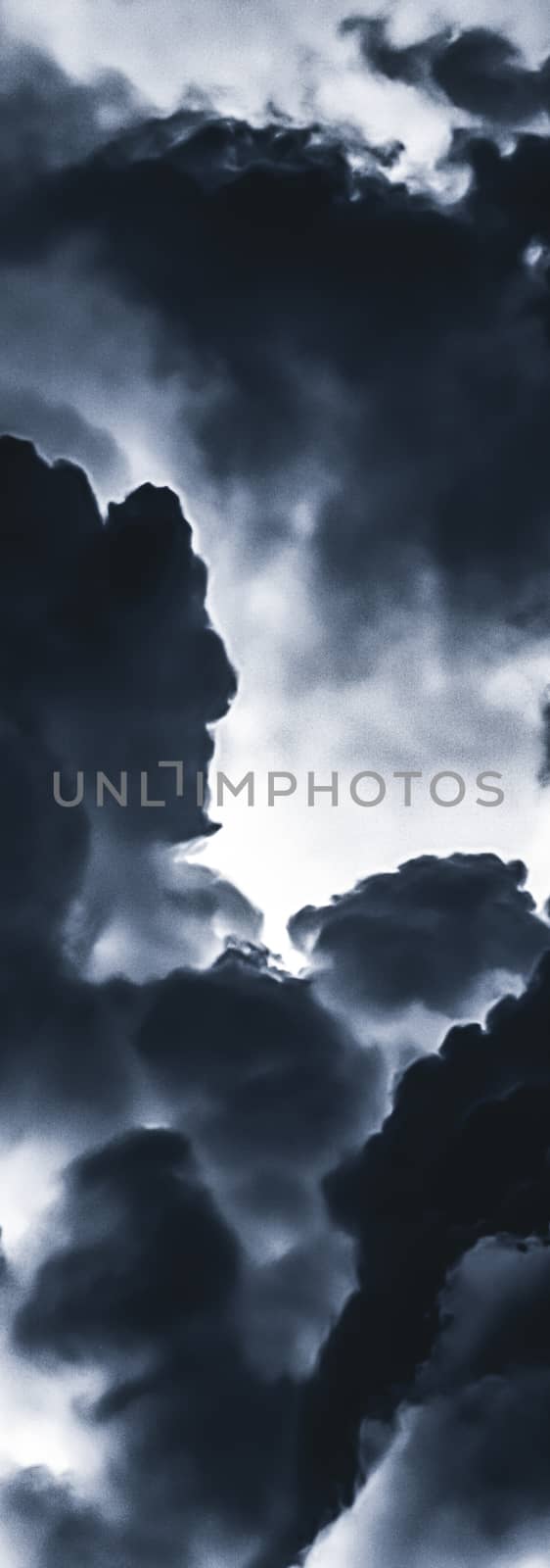 Minimalistic black cloudy background as abstract backdrop, minimal design and artistic splashes