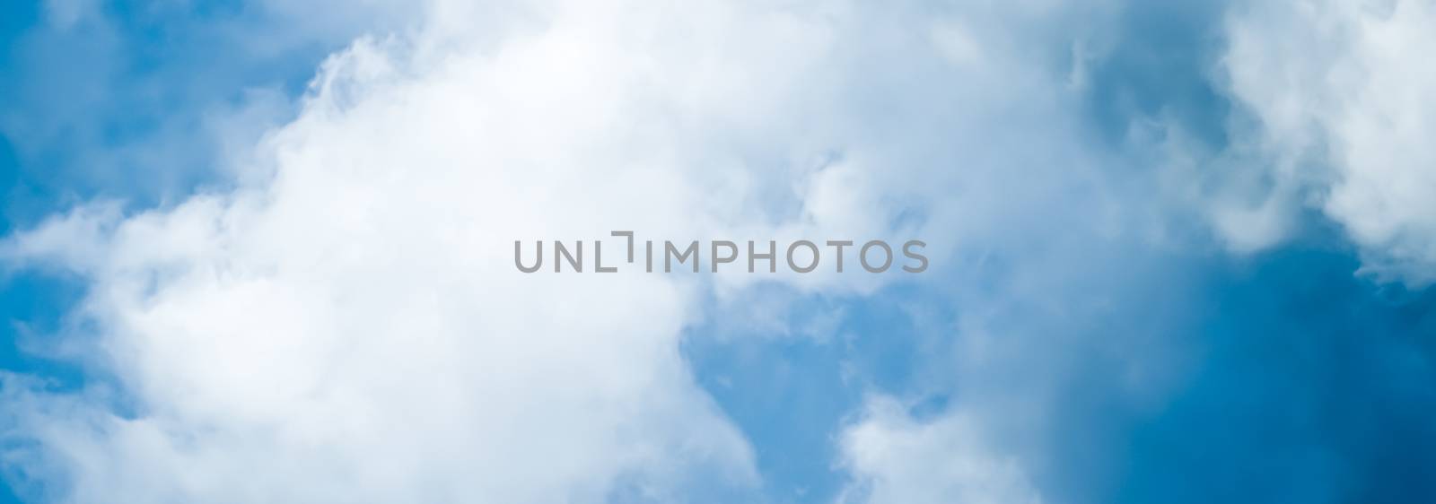 Dreamy blue sky and clouds, spiritual and nature backgrounds