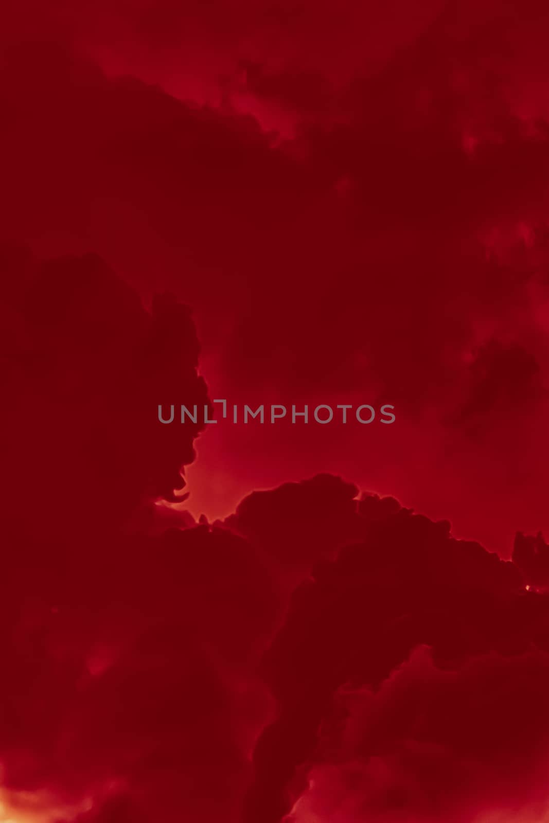 Hot fire flames or red clouds for minimalistic background design