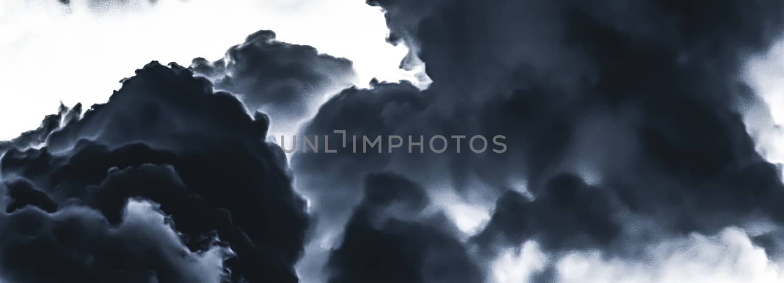 Minimalistic black cloudy background as abstract backdrop, minimal design and artistic splashes