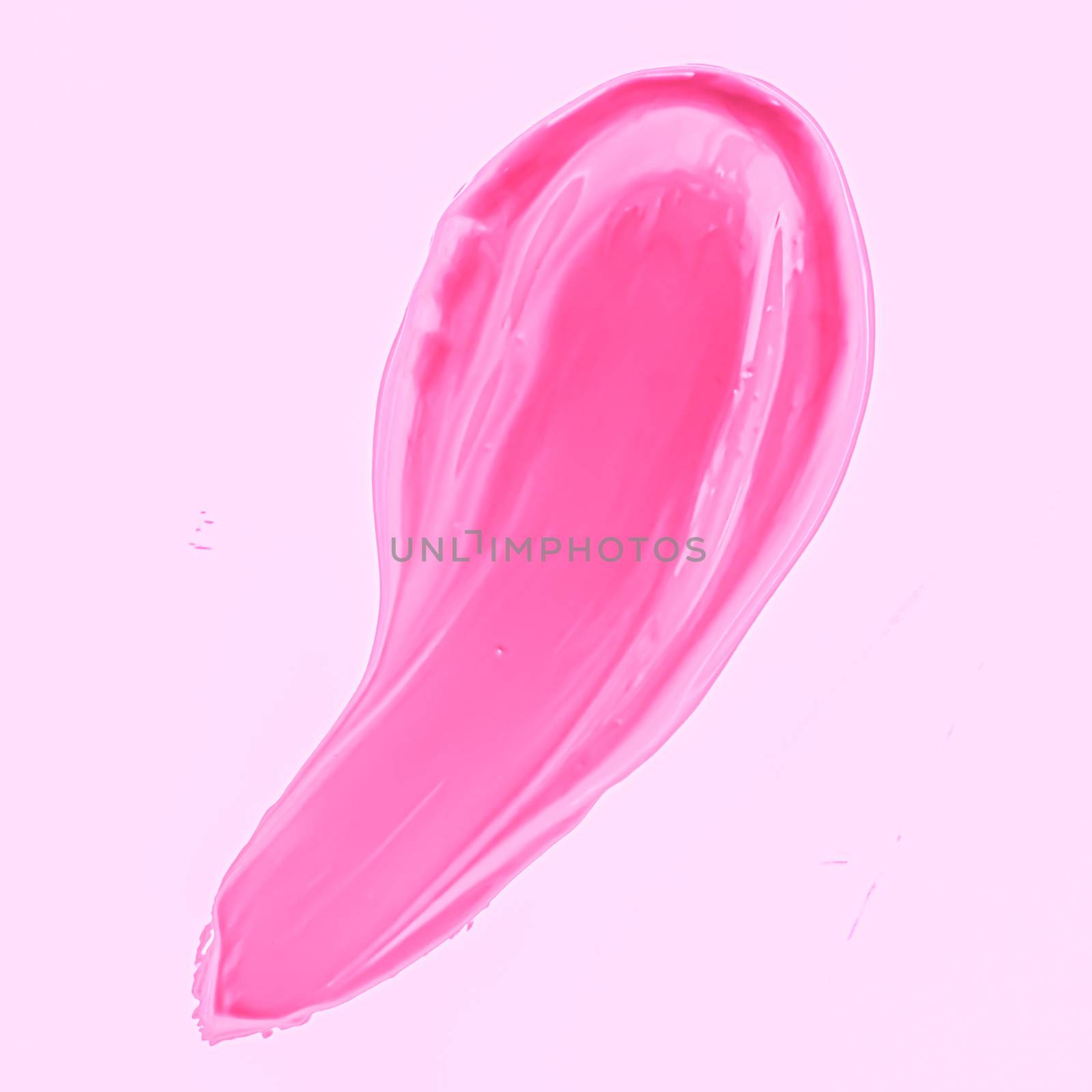 Pink brush stroke or makeup smudge closeup, beauty cosmetics and by Anneleven