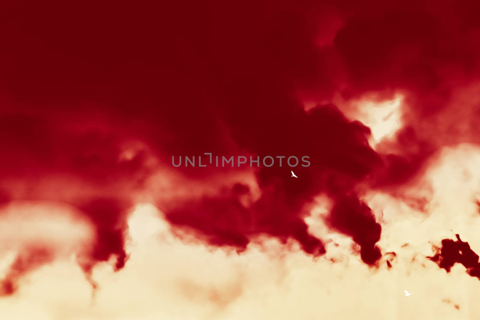 Hot fire flames or red clouds for minimalistic background design