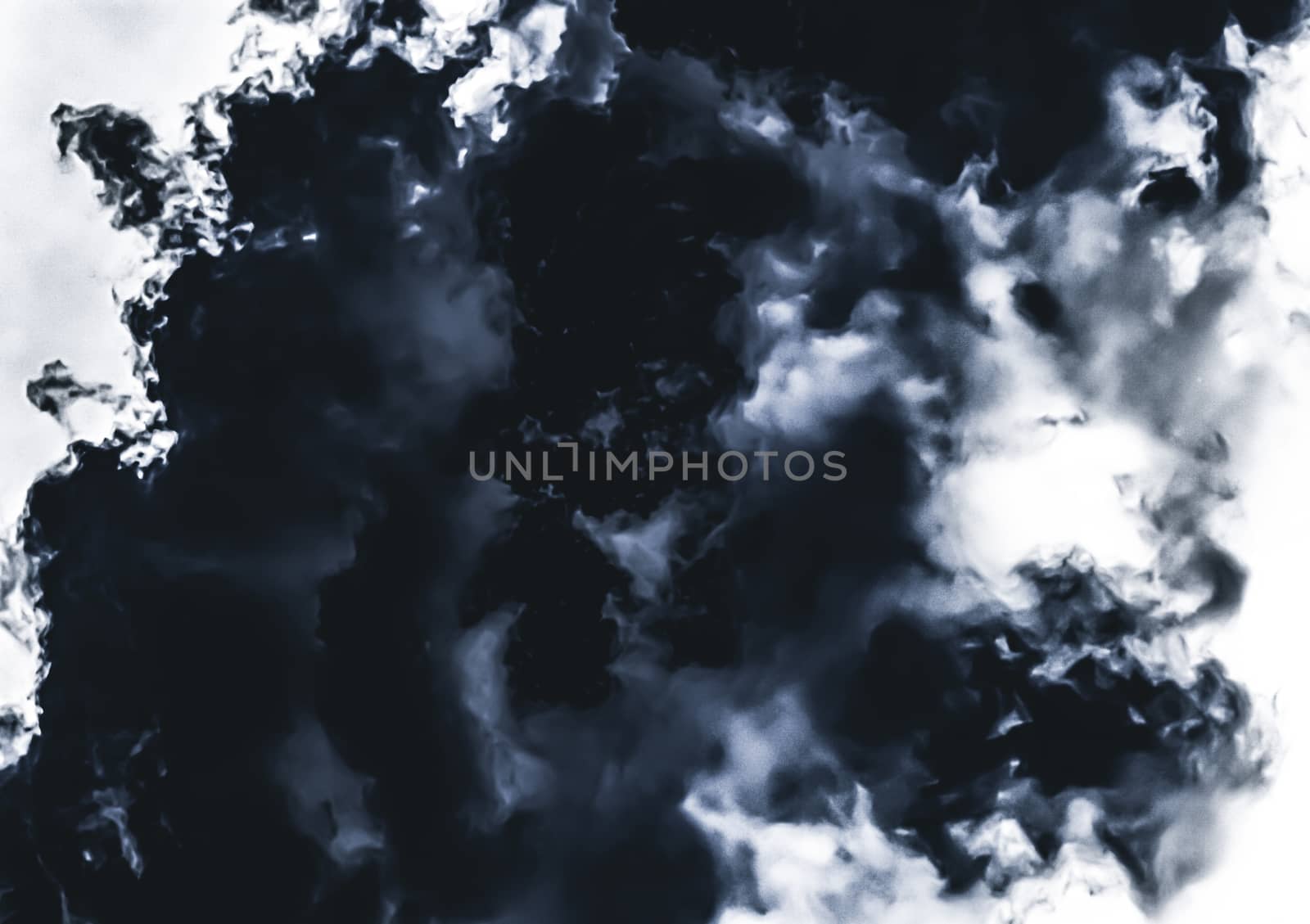 Minimalistic black cloudy background as abstract backdrop, minimal design and artistic splashes