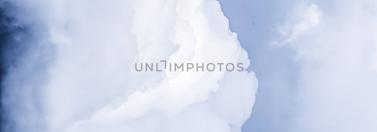 Fantasy and dreamy pastel blue sky, spiritual and nature backgrounds