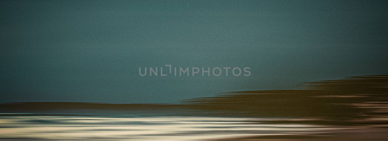 Seascape, seaview and coastline concept - Abstract vintage coastal nature background, long exposure view of dreamy ocean coast, sea retro art print, beach holiday destination for luxury travel brand