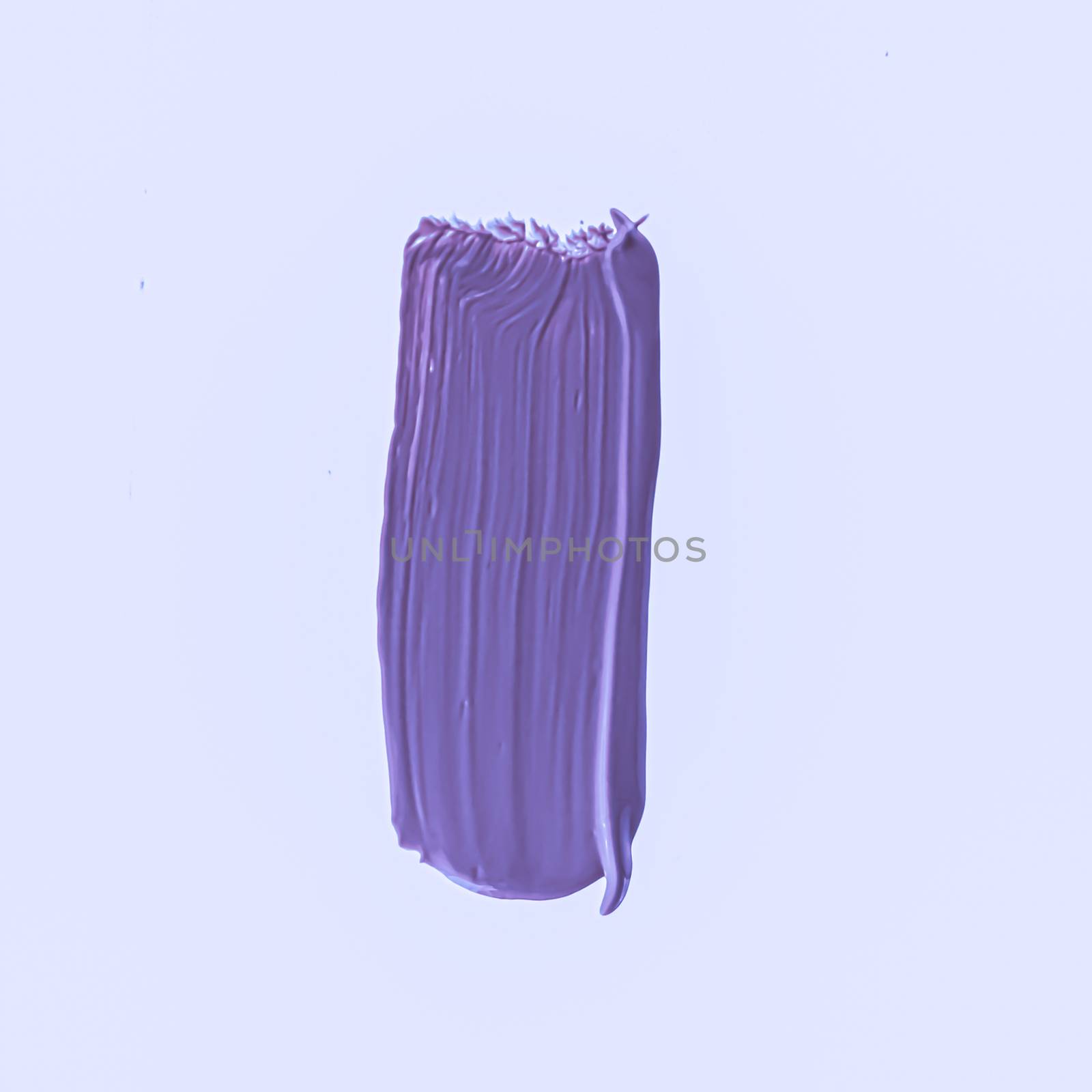 Purple brush stroke or makeup smudge closeup, beauty cosmetics a by Anneleven