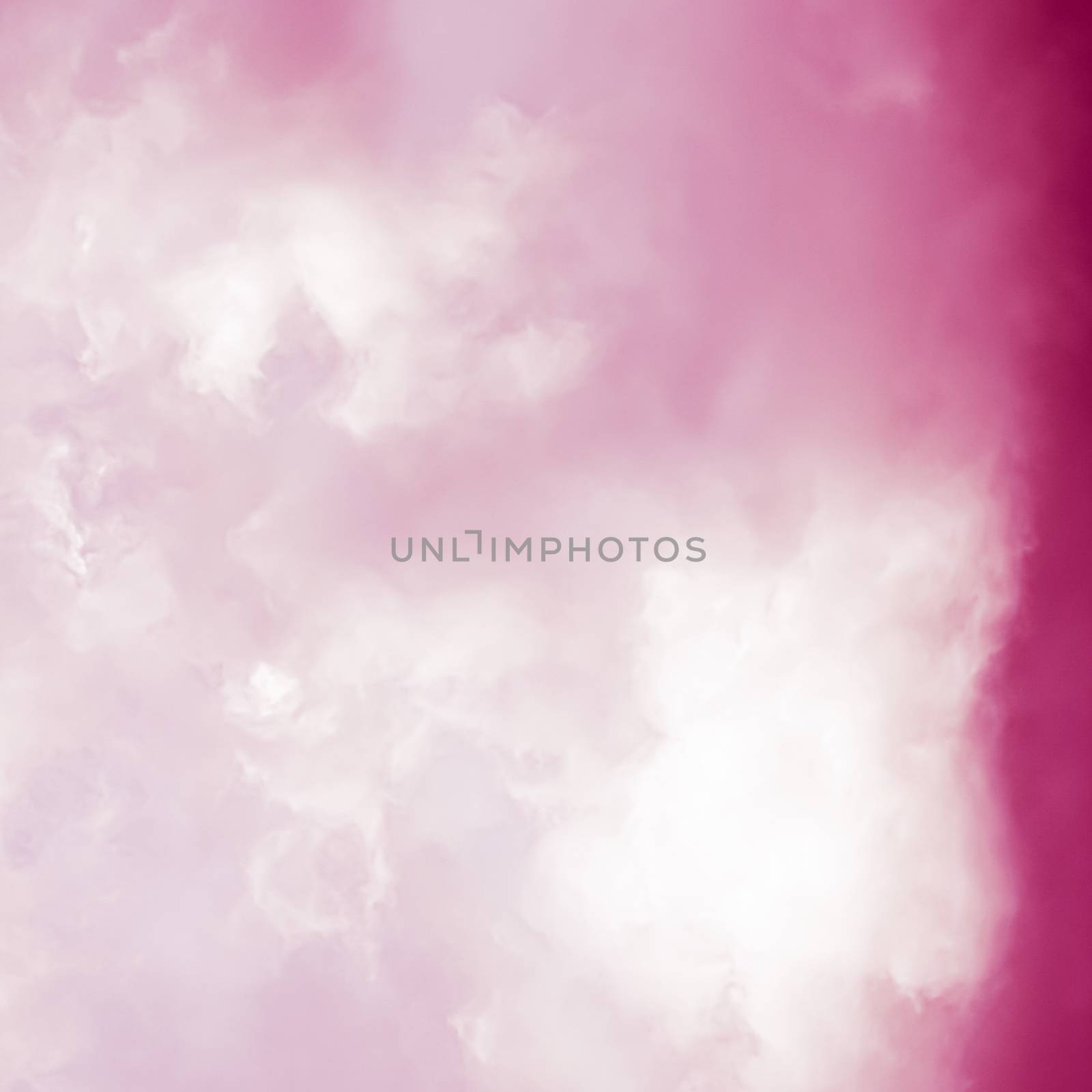 Fantasy and dreamy pink sky, spiritual and nature background by Anneleven