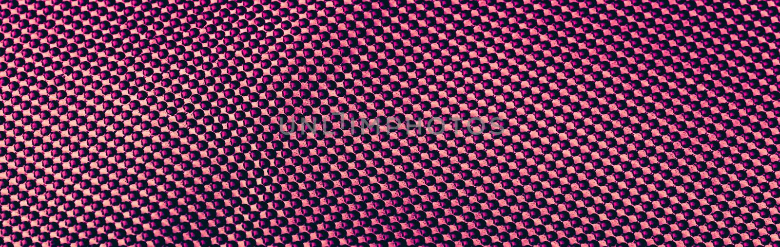 Pink metallic abstract background, futuristic surface and high t by Anneleven