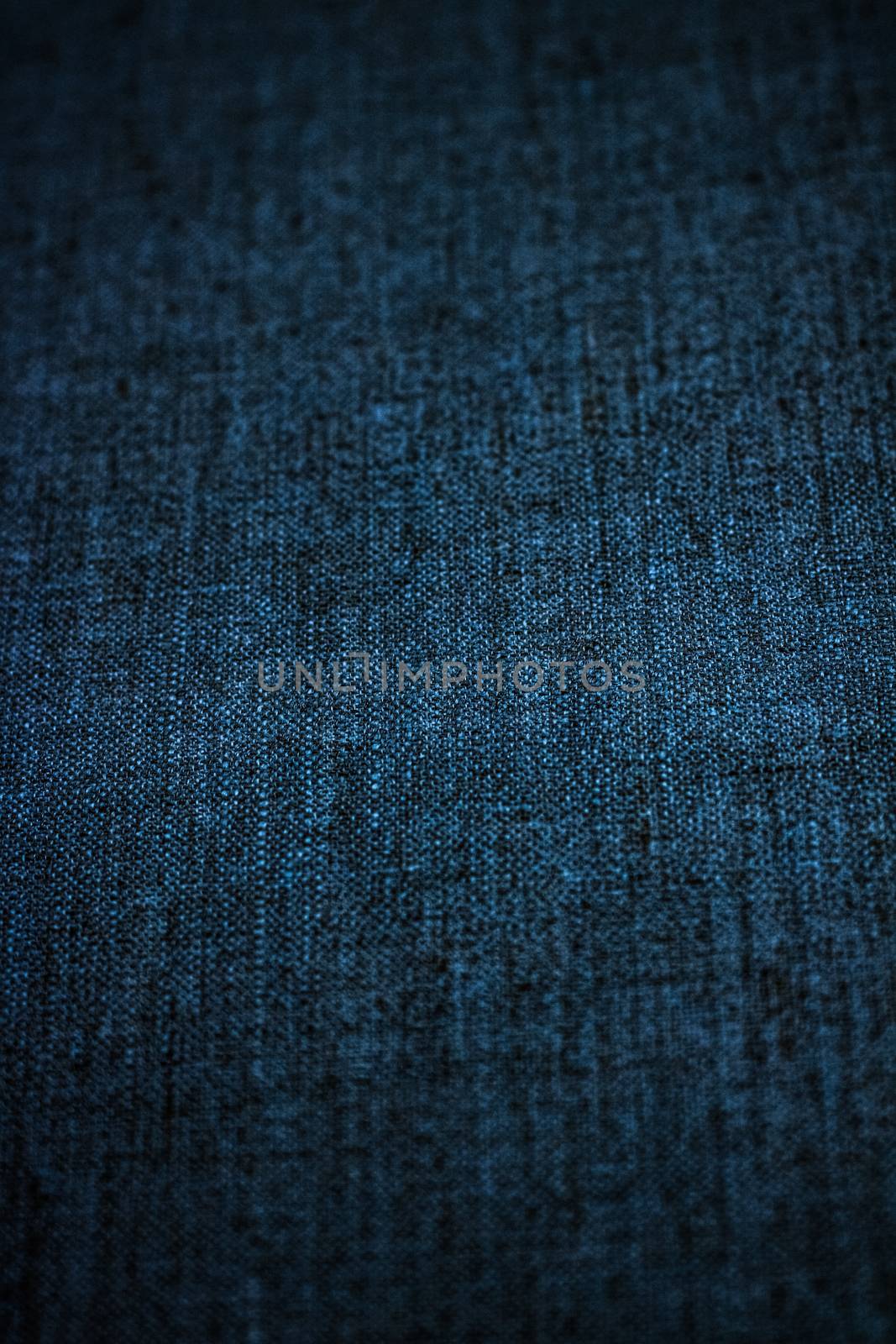 Textile material, natural surface and vintage decor texture concept - Decorative linen blue jeans fabric textured background for interior, furniture design and fashion label backdrop