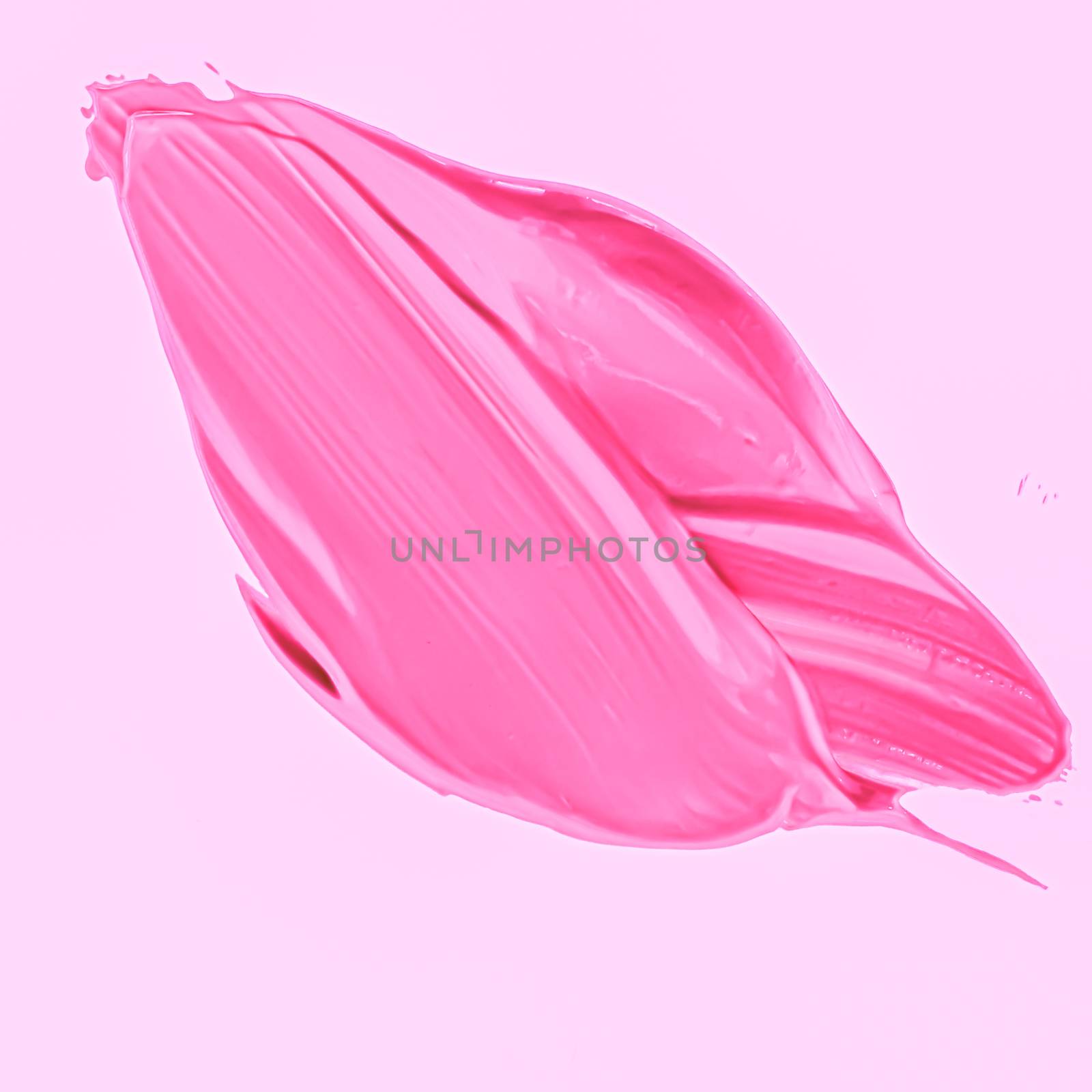 Pink brush stroke or makeup smudge closeup, beauty cosmetics and by Anneleven