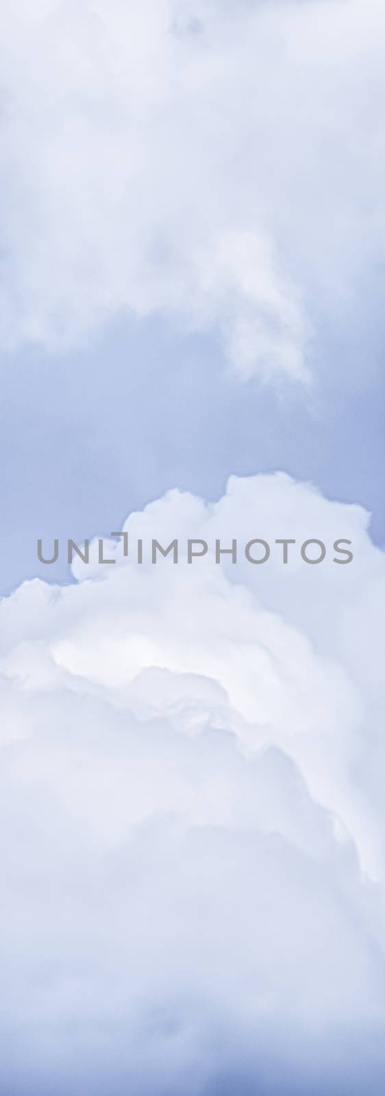 Fantasy and dreamy pastel blue sky, spiritual and nature backgrounds