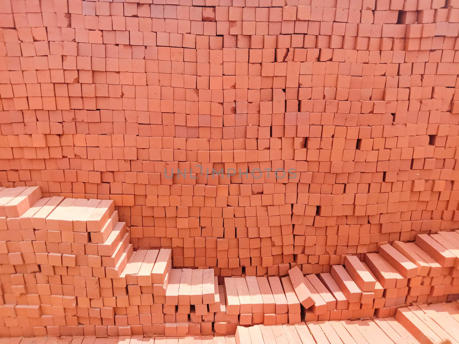 red colored stylish brick stock for sell