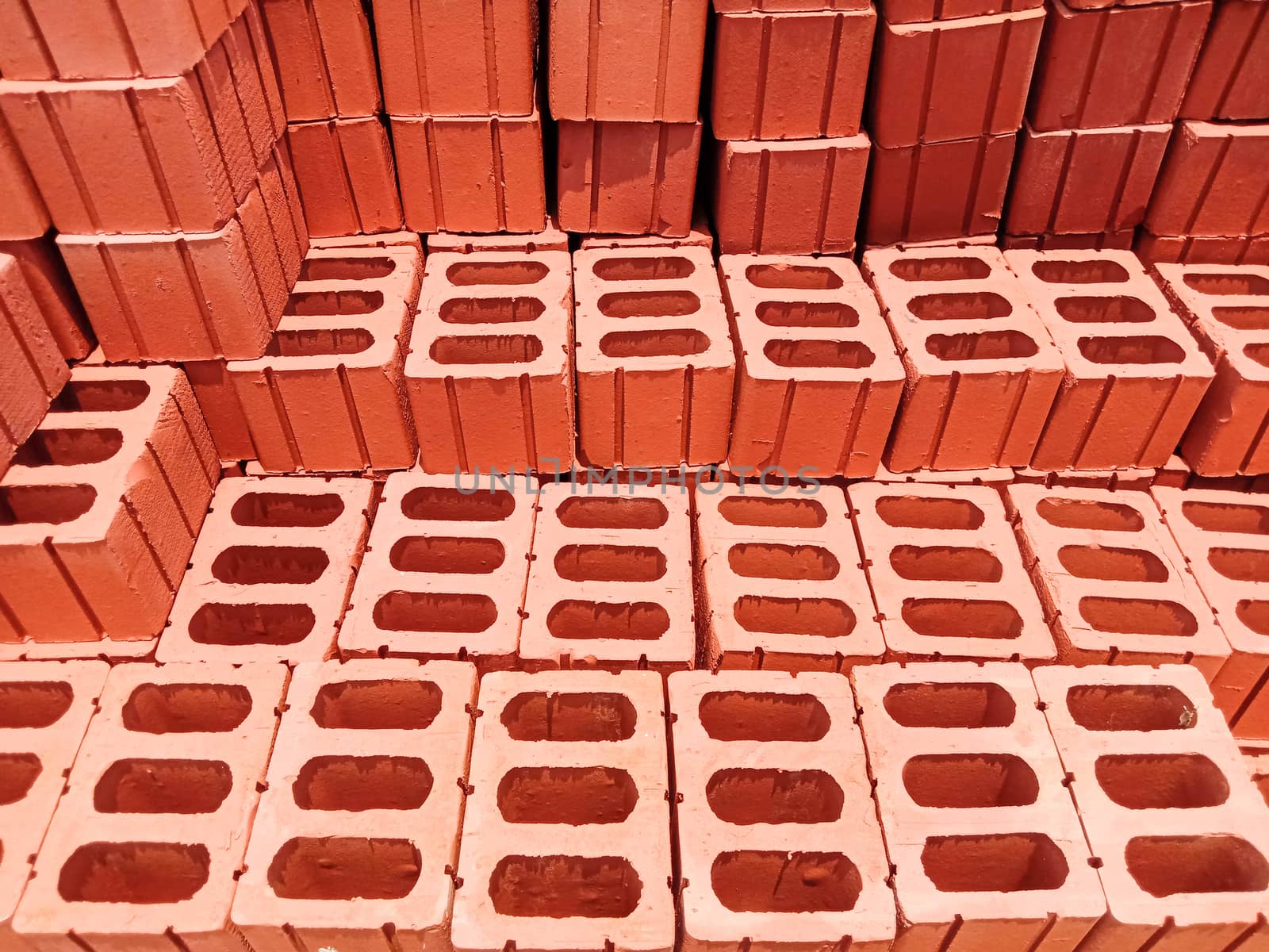 red colored stylish brick stock for sell