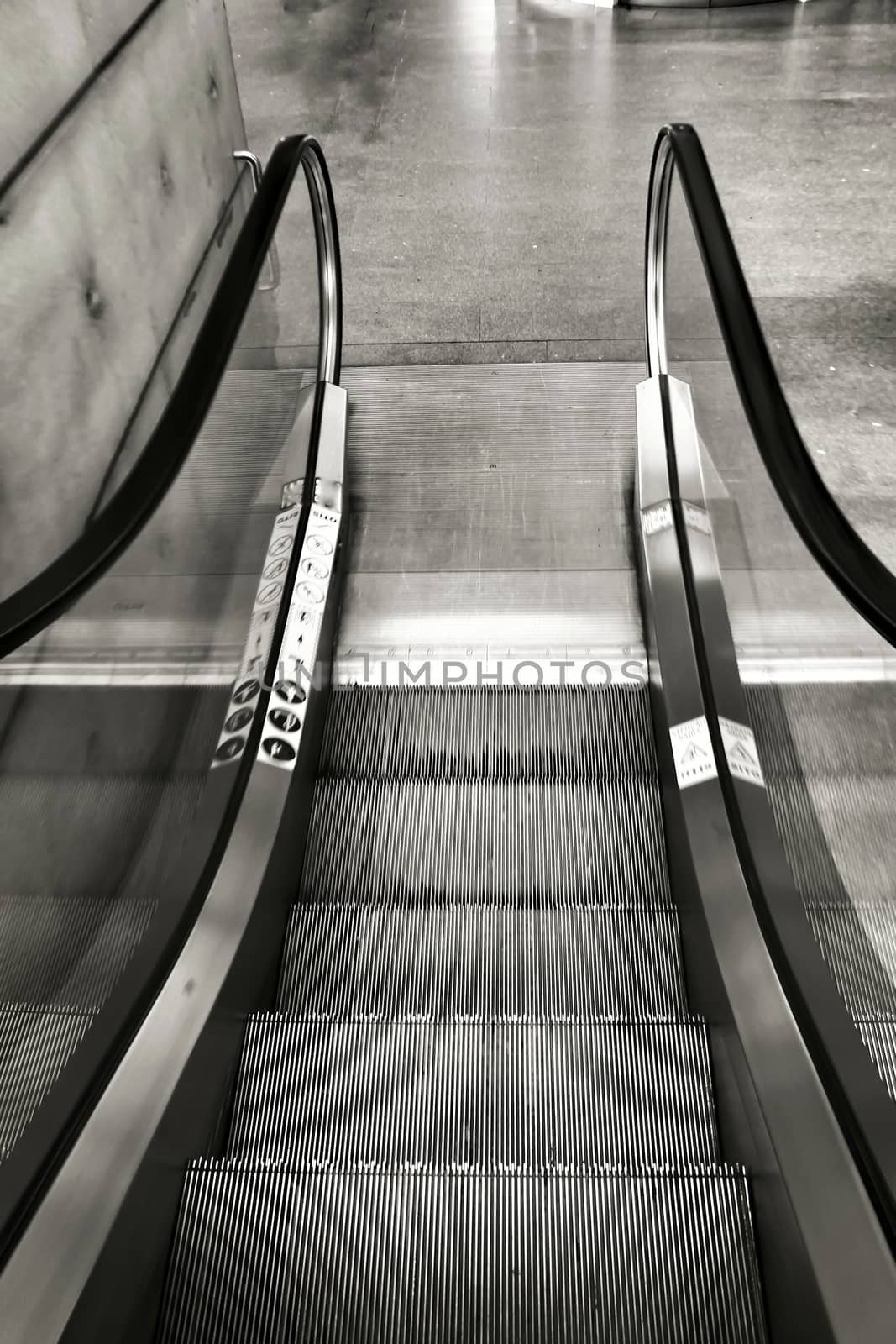 Escalators at the East Station in Lisbon by soniabonet