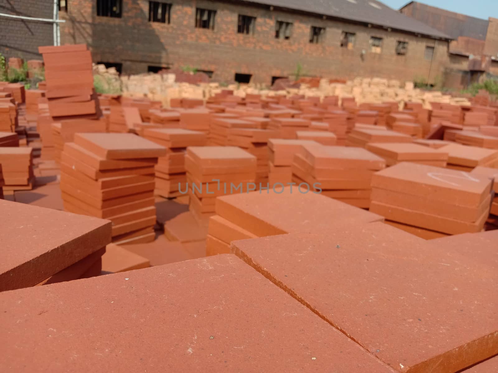 red colored stylish brick stock for sell