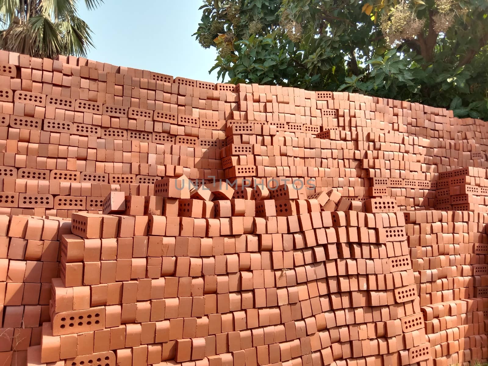 red colored stylish brick stock for sell