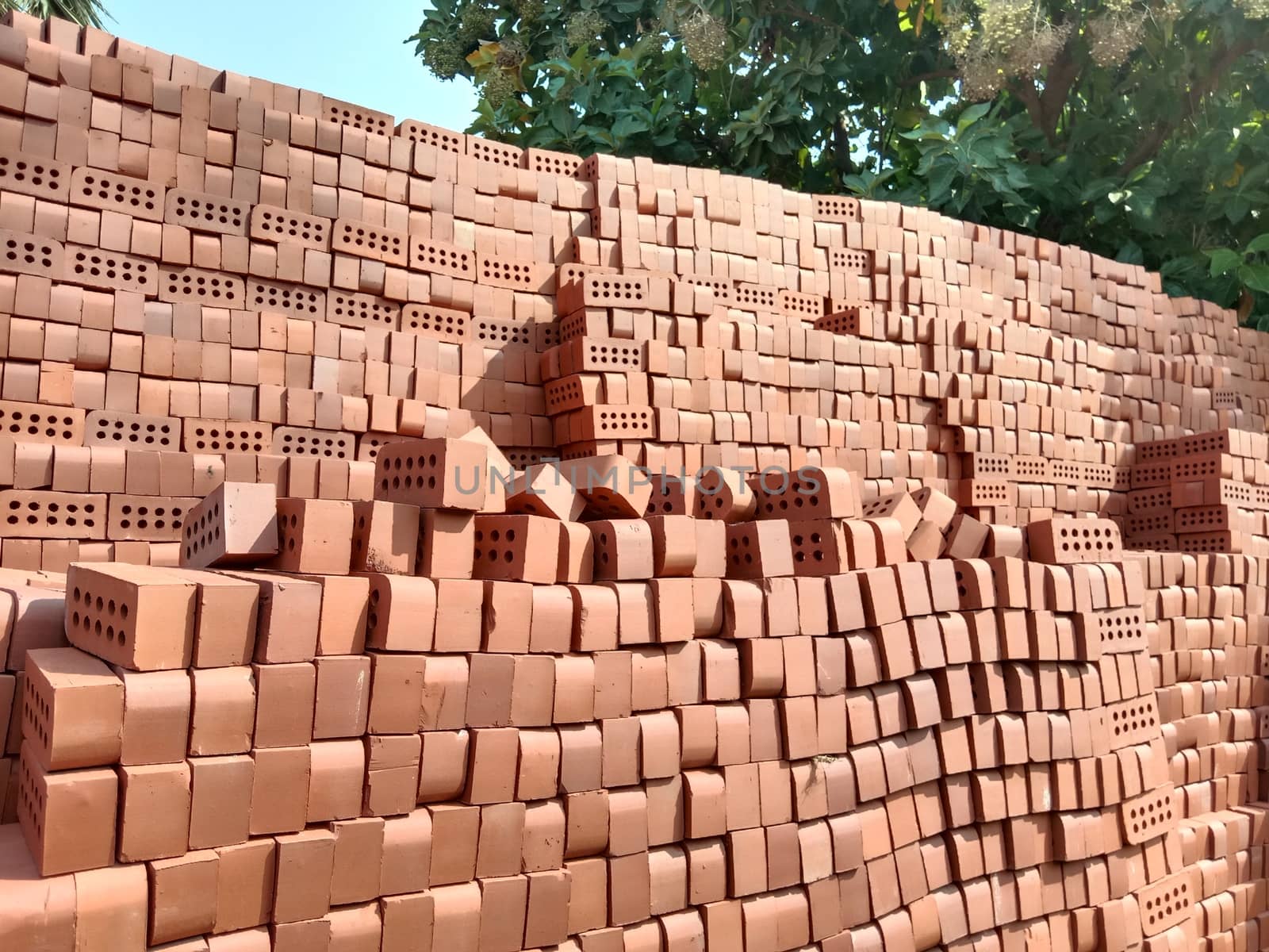 red colored stylish brick stock for sell