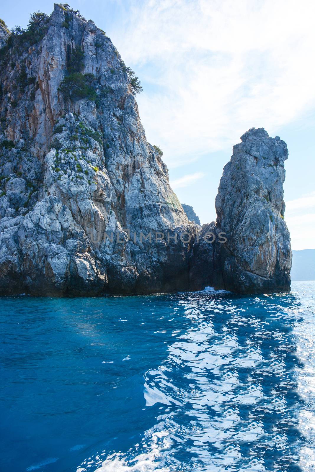 dragon cliff at Capo Palinuro Italy