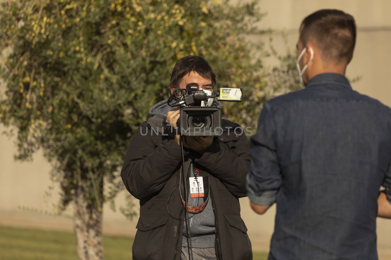 Journalists, photographers and media of La Vuelta, Spain by alvarobueno