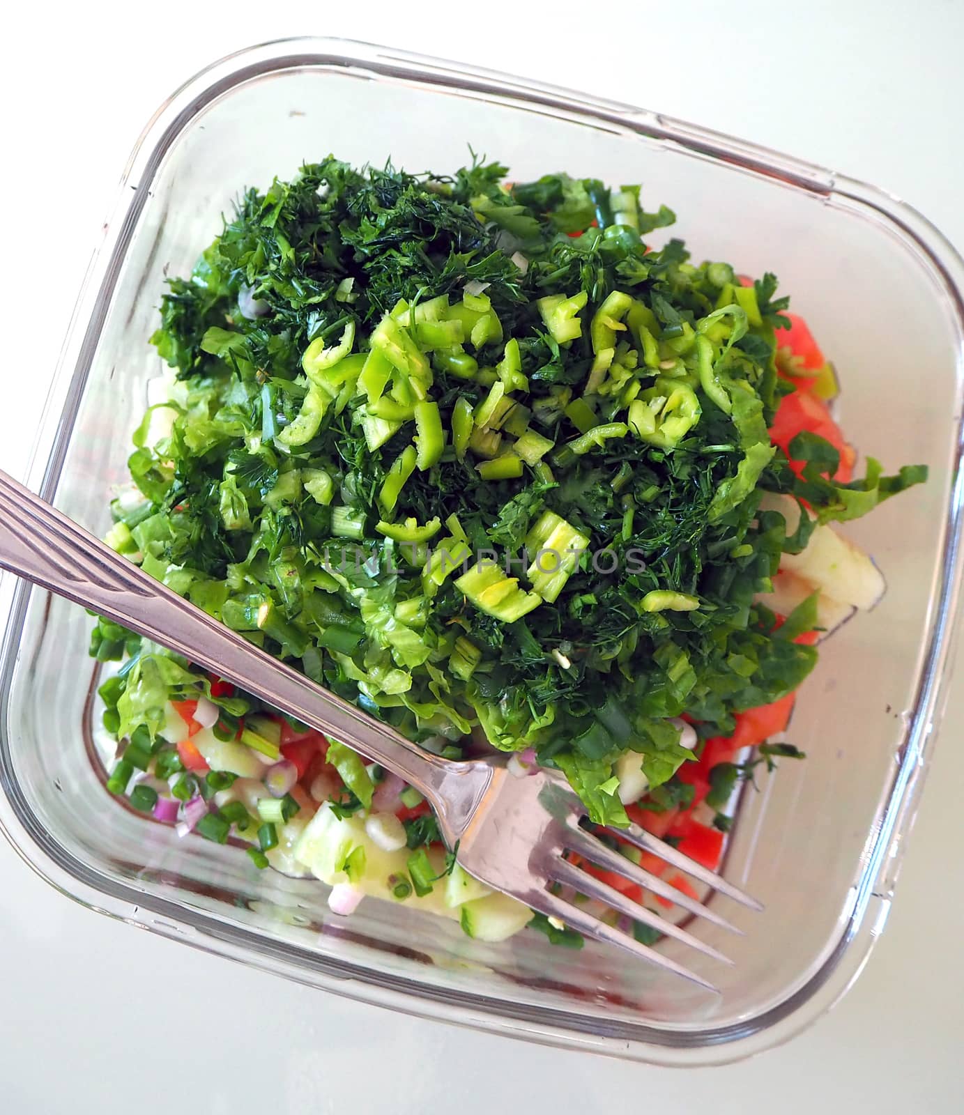 consuming salad for diet, healthy lifestyle, salad to lose weight,