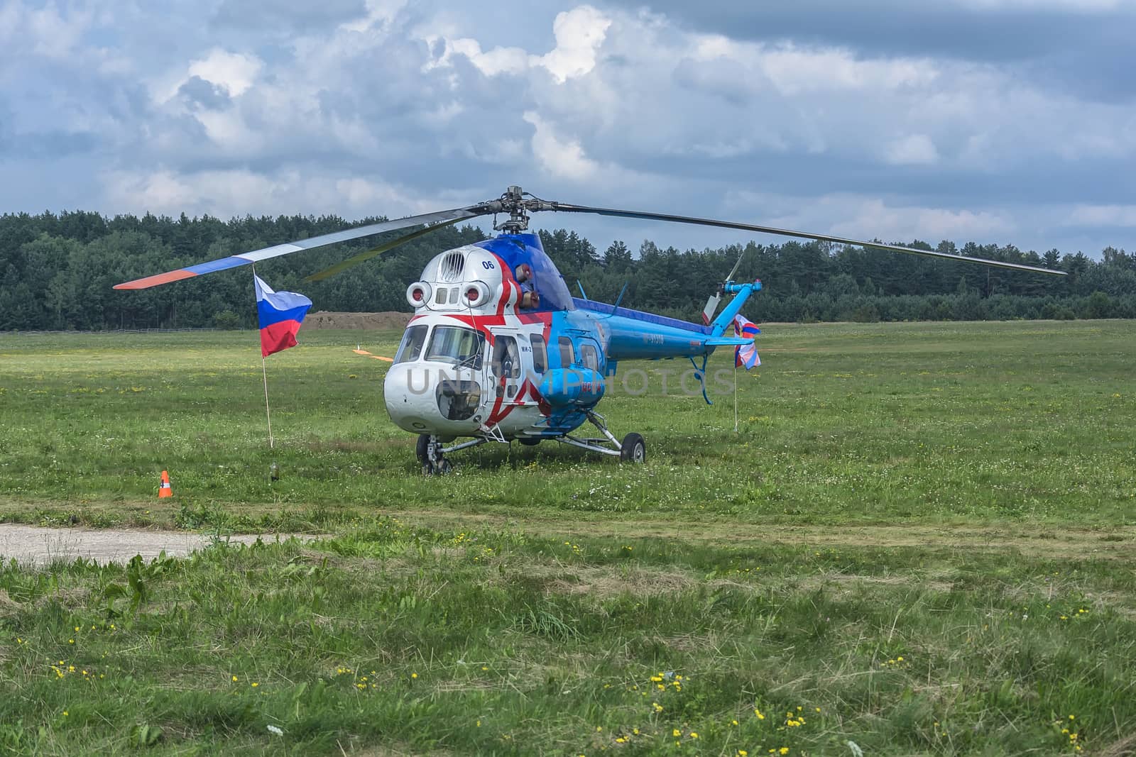 Helicopter MI-2 of the Russian team at the 16th World Helicopter by Grommik