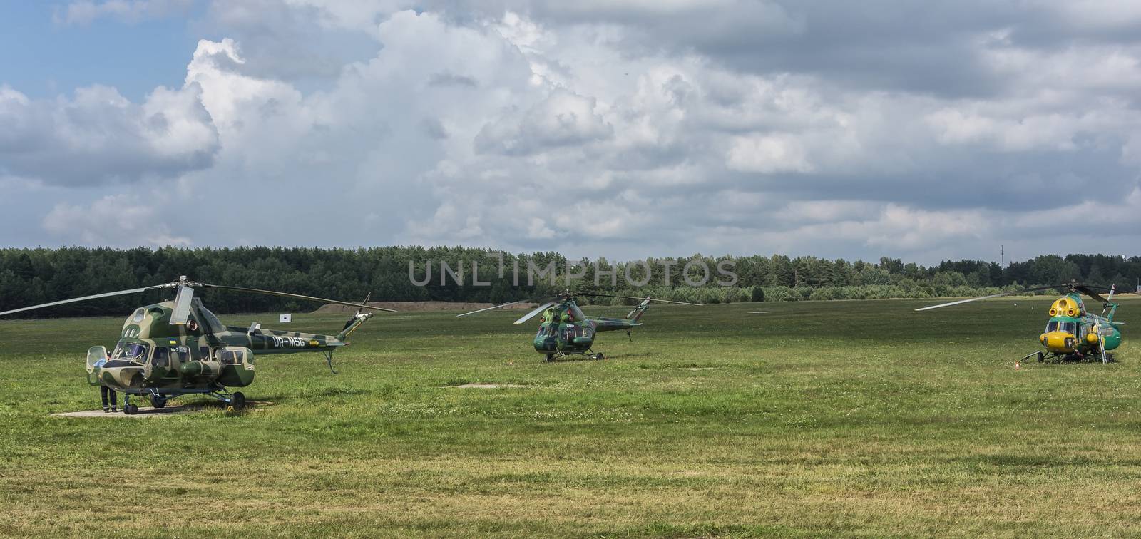 Helicopters of teams of participants of the 16th World Helicopte by Grommik