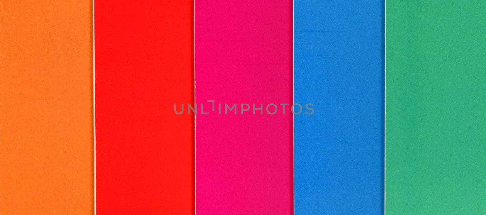 multicolour paper bars texture (green blue pink red and orange) useful as a background