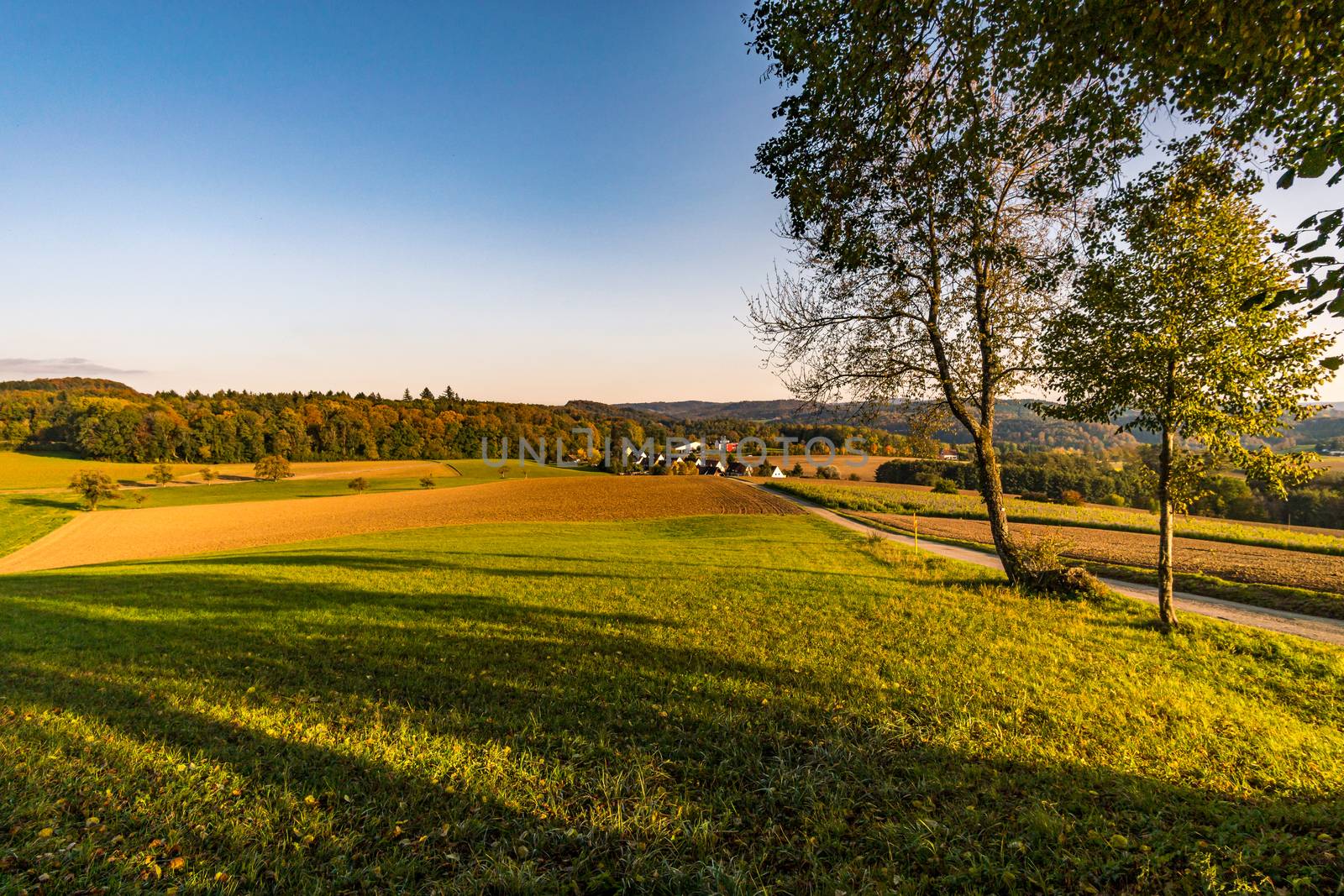 Hike at the golden hour to the famous Heidenhoehlen near Stockach on Lake Constance by mindscapephotos