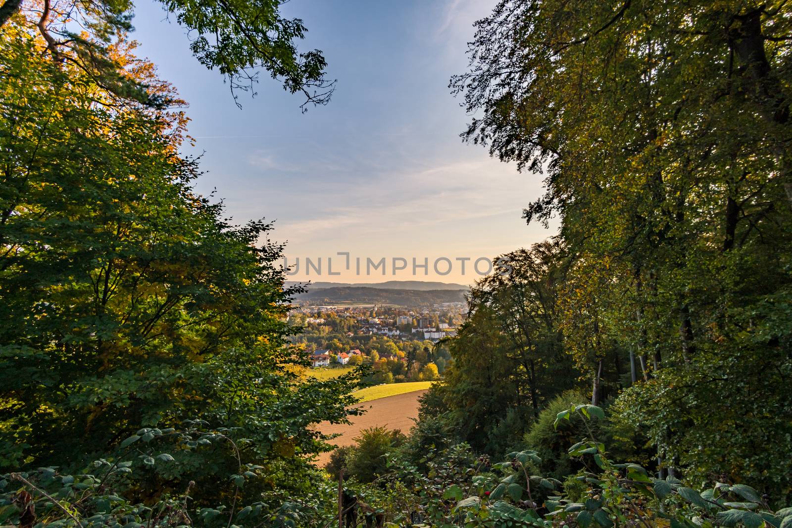 Hike at the golden hour to the famous Heidenhoehlen near Stockach on Lake Constance by mindscapephotos