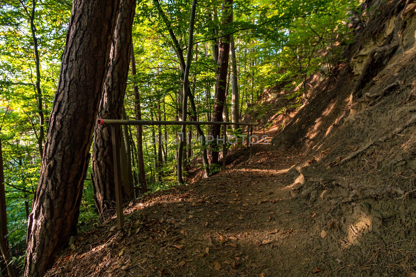 Hike at the golden hour to the famous Heidenhoehlen near Stockach on Lake Constance by mindscapephotos