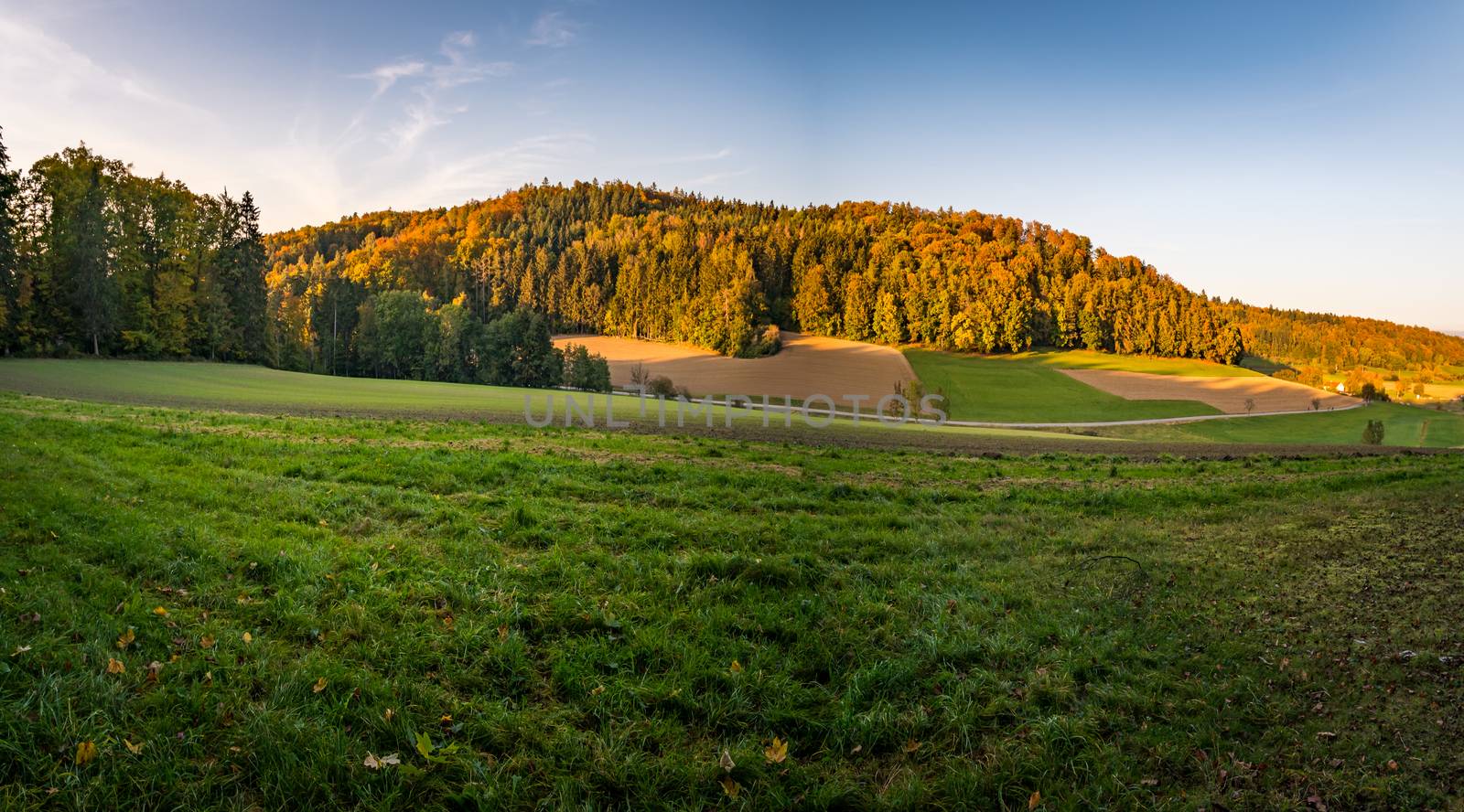 Hike at the golden hour to the famous Heidenhoehlen near Stockach on Lake Constance by mindscapephotos