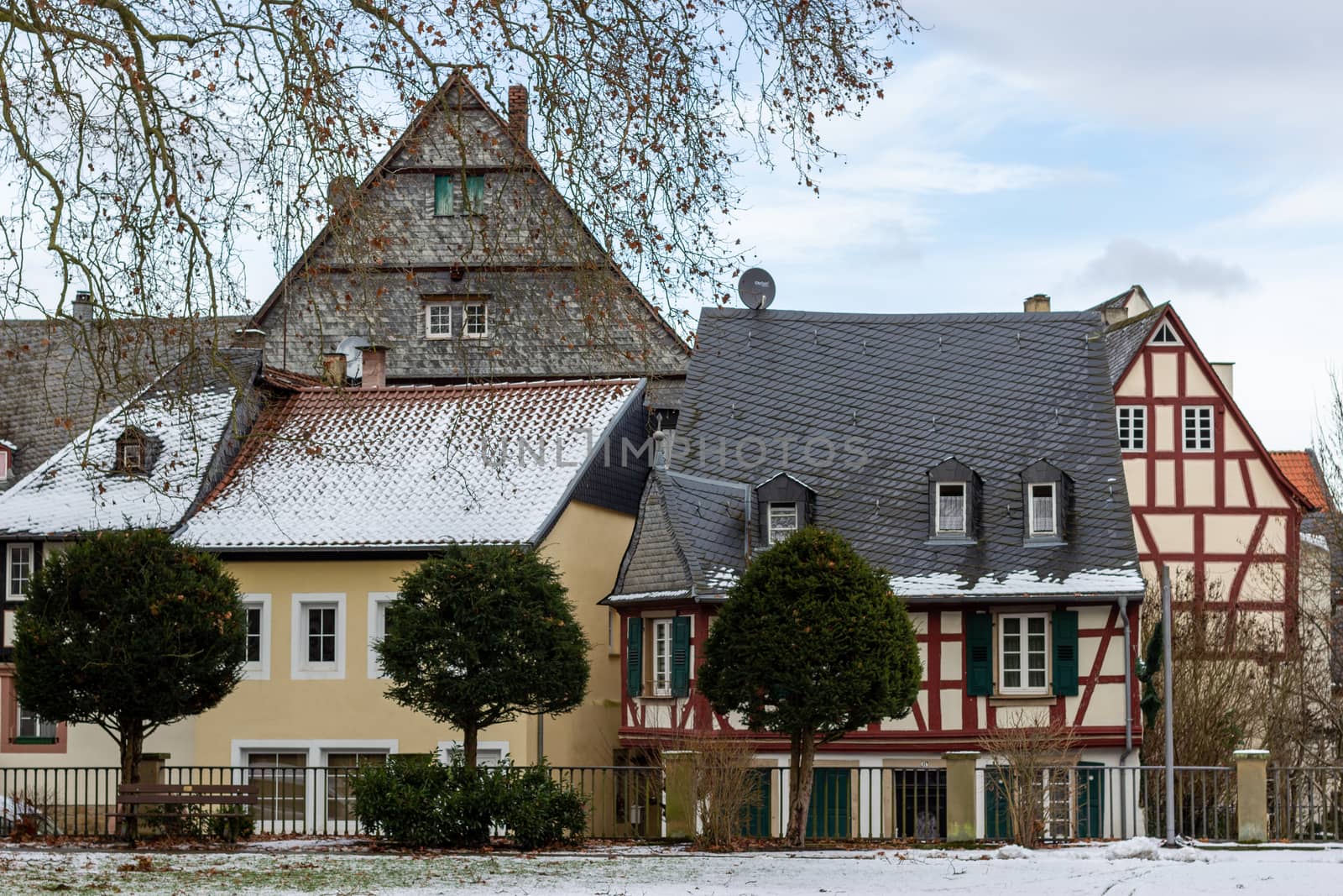 Place with half-timbered houses in Meisenheim by reinerc