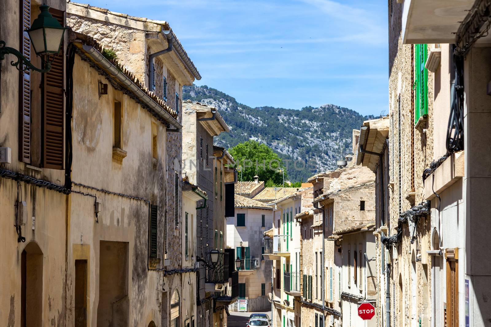 The village Campanet at Mallorca by reinerc