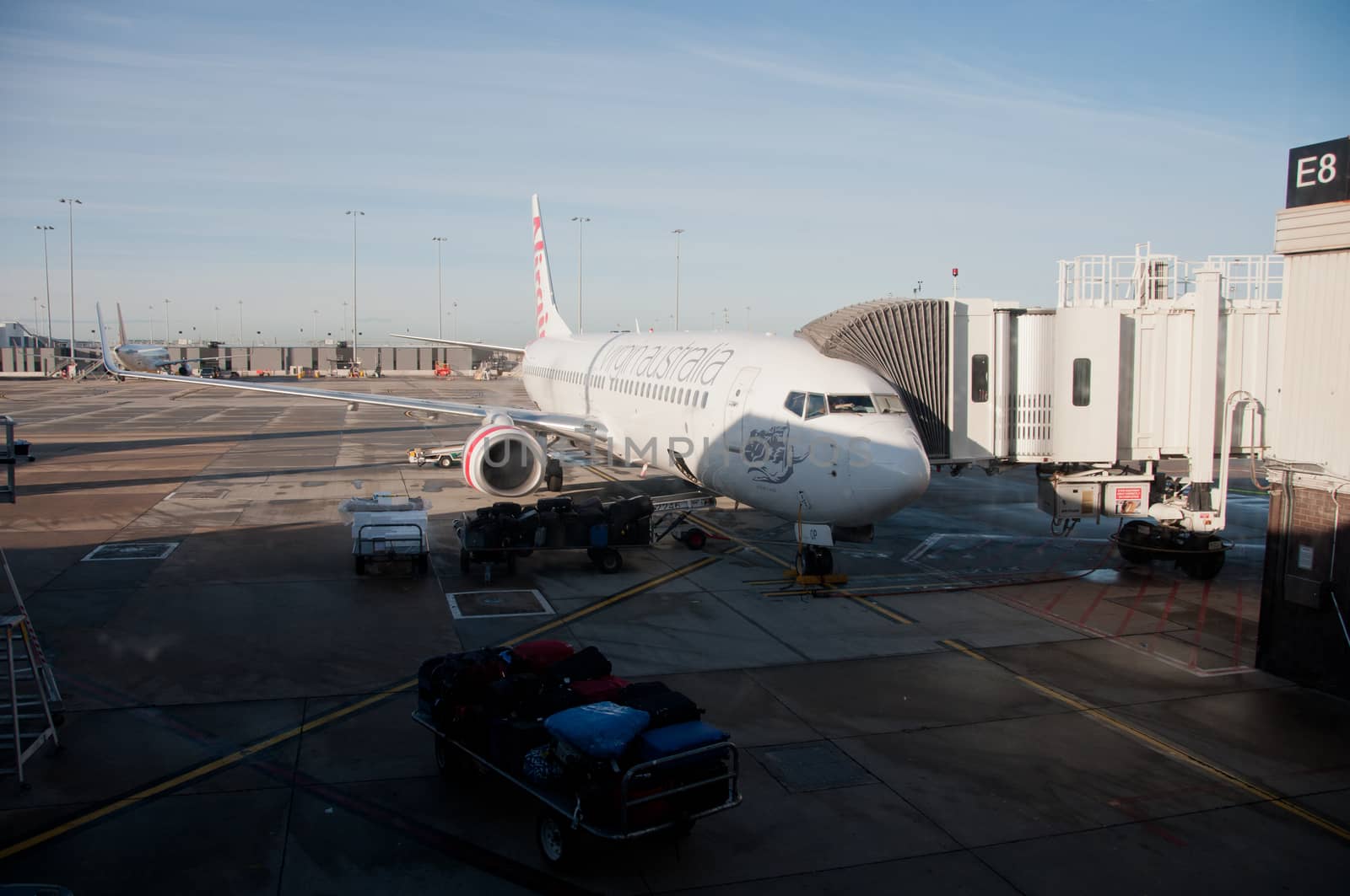 MELBOURNE, AUSTRALIA - JULY 26, 2018: Boeing 737 Virgin Australi by eyeofpaul